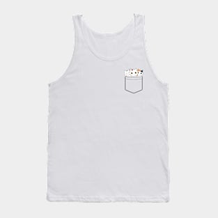 cute funny cats in pocket Tank Top